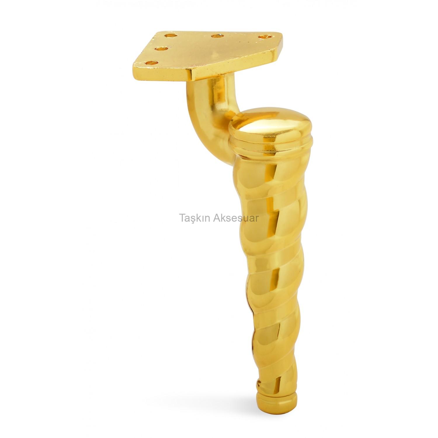 21CMHELİS-AYAK-ALTİN_K3017-1500x1500h Helis Metal Ayak 16-21cm Altın Renk Gold - Görsel 1