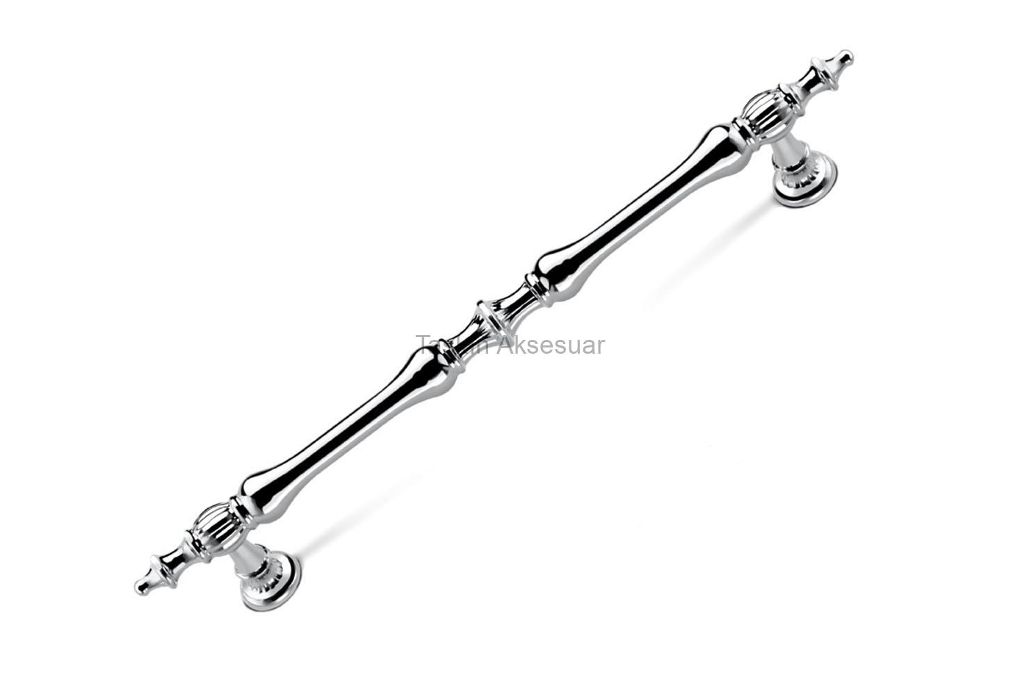 AdaKulpKrom1 Ada Metal Kulp 96-128-160mm Krom Renk Gümüş - Görsel 1
