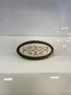 Bambu Düğme Metal Kulp Antik Sarı Renk Tek Delikli - Görsel 4