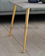Bone Metal Ayak 41-71cm Mat Siyah Renk Masa Sehpa Ayağı - Görsel 4