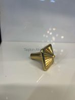 Deniz Kızı Metal Düğme Kulp Altın Renk Gold Tek Delikli - Görsel 2