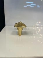 Deniz Kızı Metal Düğme Kulp Altın Renk Gold Tek Delikli - Görsel 4