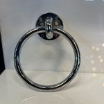 Halka Süs Sandalye Sarkaç Metal Kulp Krom Renk Gümüş Sallantılı