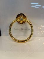 Halka Süs Sandalye Sarkaç Metal Kulp Altın Renk Gold Sallantılı - Görsel 6