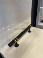 Ergene Metal Kulp 96-128-160-192-224-320mm Siyah+Altın Renk Gold - Görsel 3