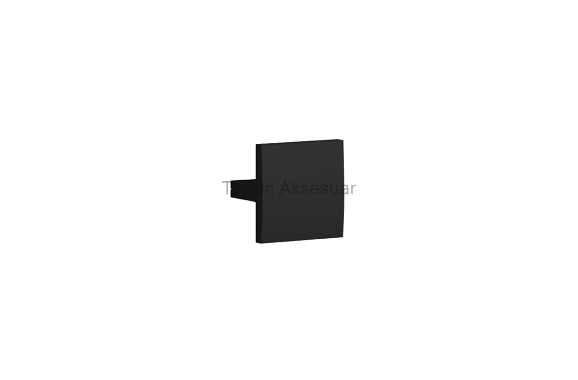 FlowSgimaDüğme Flow Sigma Mantar Metal Kulp 32mm Mat Siyah - Görsel 1