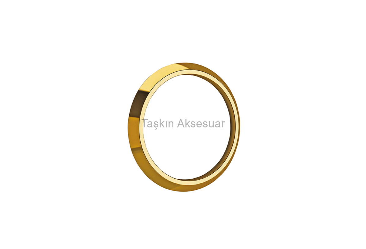 GalaksiHalkaAltın Galaksi Deluxe Süs Metal Kulp 96mm Altın Renk Gold - Görsel 1