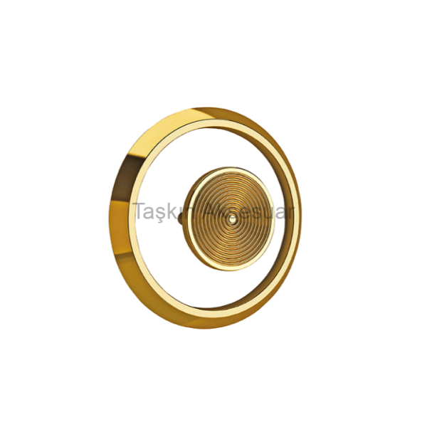 Galaksi Premium Takım Metal Kulp 32mm Altın Renk Gold Çap 50mm