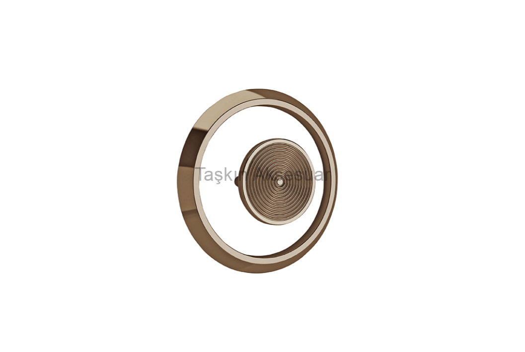 GalaksiTakımBronz Galaksi Premium Takım Metal Kulp 32mm Bronz Renk Çap 50mm - Görsel 1