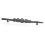 Galaxy 5 Toplu Metal Kulp 128-160mm Mat Siyah Renk
