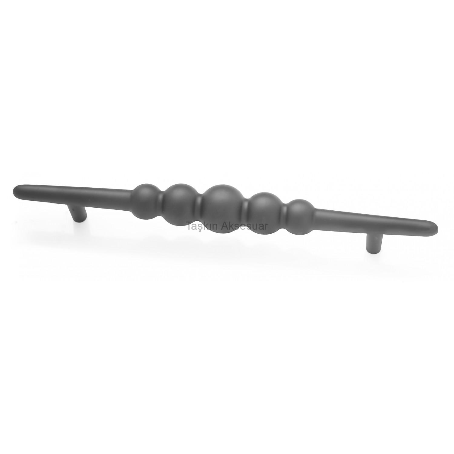 Galaxy5TopluSiyah Galaxy 5 Toplu Metal Kulp 128-160mm Mat Siyah Renk - Görsel 1