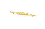 Galaxy 5 Toplu Metal Kulp 128-160mm Altın Renk Gold