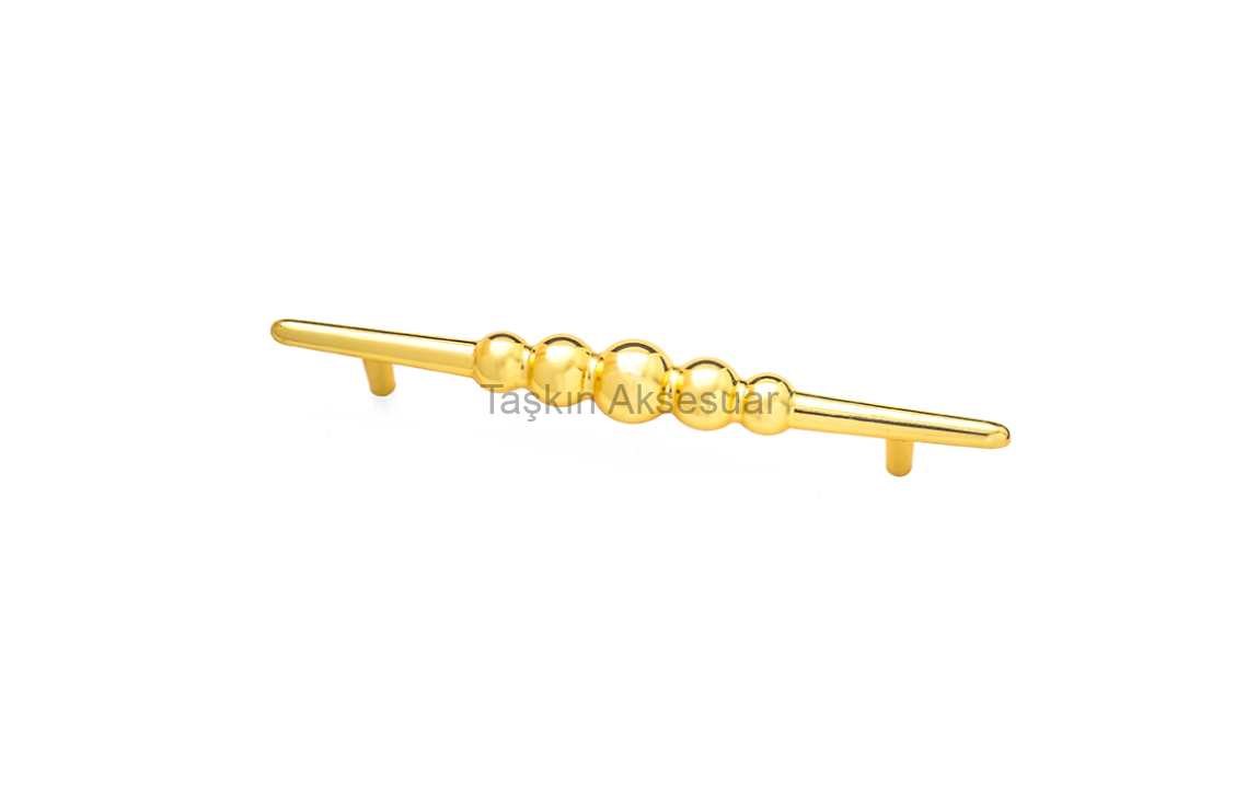 GalaxyBeşTopAltın Galaxy 5 Toplu Metal Kulp 128-160mm Altın Renk Gold - Görsel 1