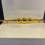 Galaxy X 3 Toplu Metal Kulp 128-160mm Altın Renk Gold