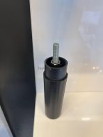 Sert Plastik Gizli Orta Ayak 12cm Siyah Renk M8 Civata - Görsel 2