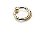 Güneş Halka Sarkaç Metal Düğme Kulp Altın Renk Gold Tek Delikli