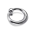 Güneş Halka Sarkaç Metal Düğme Kulp Krom Renk Gümüş Tek Delikli