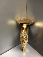 Aya Desenli Metal Ayak 16-21cm Altın Renk Gold - Görsel 3