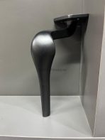 Kaşık Metal Ayak 16-21cm Mat Siyah Renk - Görsel 2