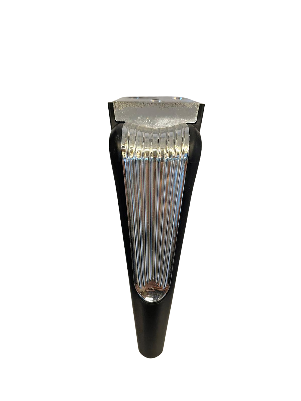 LEGEND-PLS-SİYAH-KROM Legend Sert Plastik Ayak 15-20cm Siyah+Krom Renk - Görsel 1
