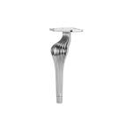 Ottoman Metal Ayak 16-21cm Krom Renk Gümüş