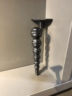 Petek Metal Ayak 16-21cm Mat Siyah Renk - Görsel 6