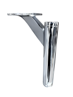 Slide Metal Ayak 14-20-25cm Krom Renk Gümüş Kısa Tapa Kısa Pabuç