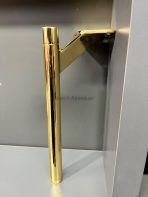 Slide Sng Metal Ayak 14-20-25cm Antın Renk Gold Uzun Tapa Kısa Pabuç - Görsel 2