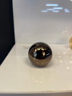 Küre Metal Düğme Kulp Çap 3cm Tek Delikli Bronz Renk Top Misket Yuvarlak - Görsel 6