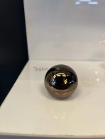 Küre Metal Düğme Kulp Çap 3cm Tek Delikli Bronz Renk Top Misket Yuvarlak - Görsel 5