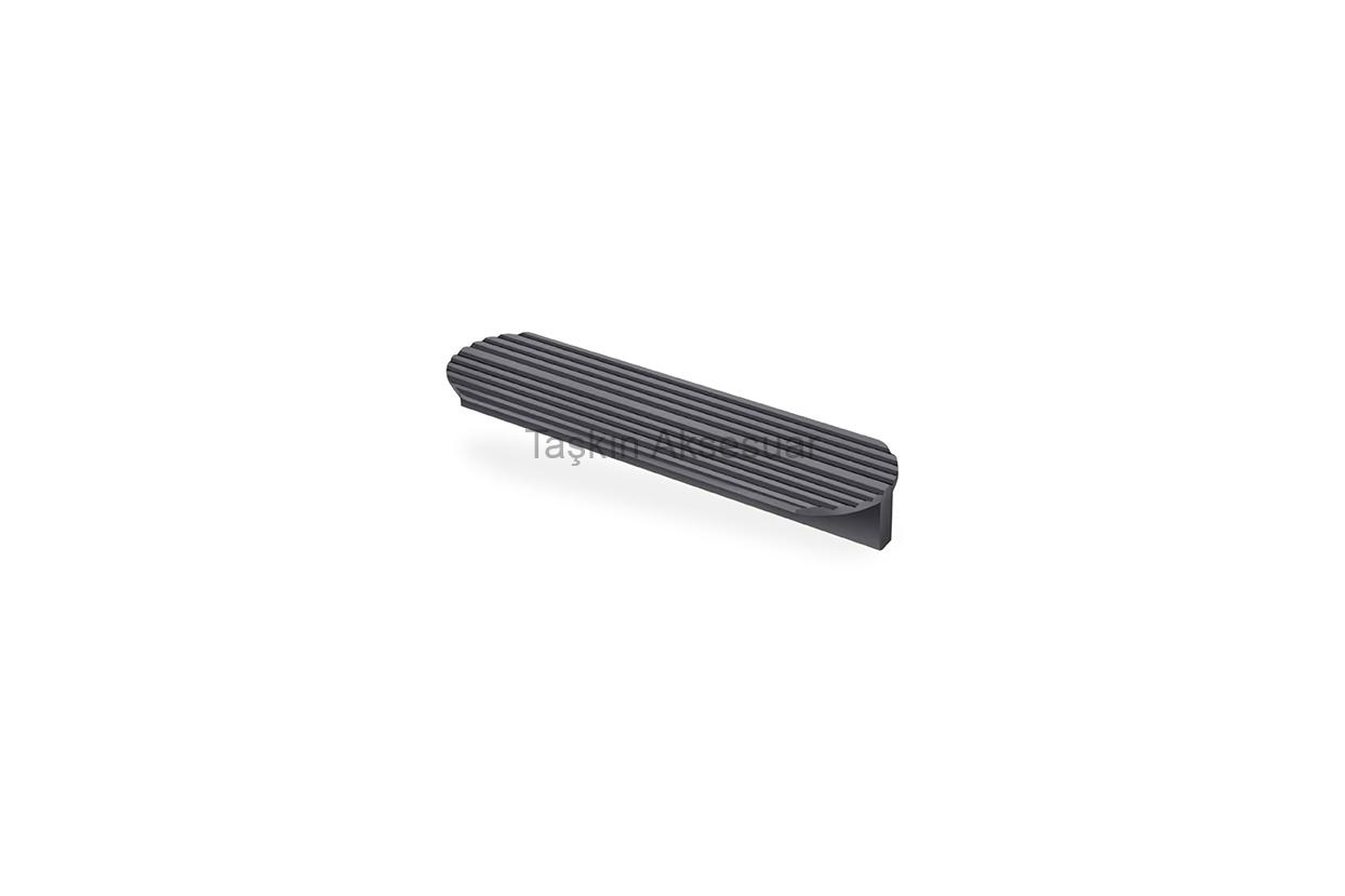 VARNA-KULP-OVAL-CIZGILI-128MM-FUME Varna Oval Metal Kulp 32-128mm Füme Renk - Görsel 1