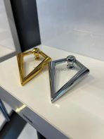 V Sarkaç Misket Üçgen Düğme Metal Kulp Altın Renk Gold Tek Delikli - Görsel 3