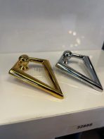 V Sarkaç Misket Üçgen Düğme Metal Kulp Altın Renk Gold Tek Delikli - Görsel 4