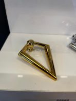 V Sarkaç Misket Üçgen Düğme Metal Kulp Altın Renk Gold Tek Delikli - Görsel 10