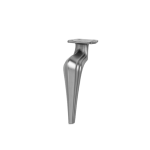 Viena Metal Ayak 16-21cm Krom Renk Gümüş