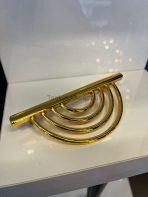 Yarım Lila Metal Kulp 96mm Altın Renk Gold - Görsel 2