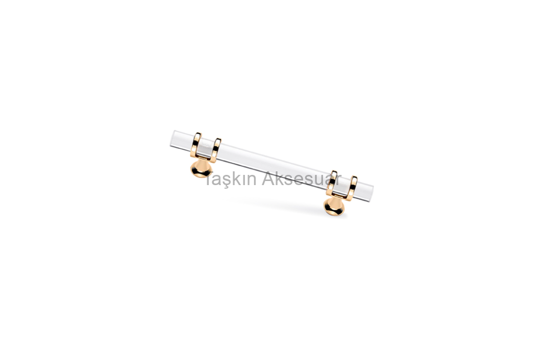 YüzükDüzAltınBeyaz Yüzük Düz Metal Kulp 96-128mm Altın+Beyaz Renk Gold - Görsel 1