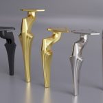 Zeus Metal Ayak 16-21-24cm Altın Renk Gold