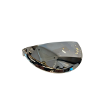 Zeus Düz Metal Kulp 64mm Krom Renk Gümüş