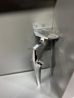 Zeus Metal Ayak 16-21-24cm Krom Renk Gümüş - Görsel 3