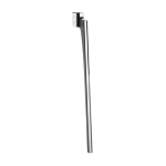 Zarif Metal Ayak 40-73cm Krom Renk Gümüş Masa Sehpa Ayağı