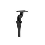 Zeus Metal Ayak 16-21-24cm Mat Siyah Renk