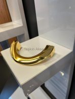 Yarım Ay Metal Kulp 96mm Altın Renk Gold - Görsel 5
