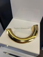 Yarım Ay Metal Kulp 96mm Altın Renk Gold - Görsel 6