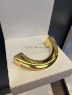 Yarım Ay Metal Kulp 96mm Altın Renk Gold - Görsel 2
