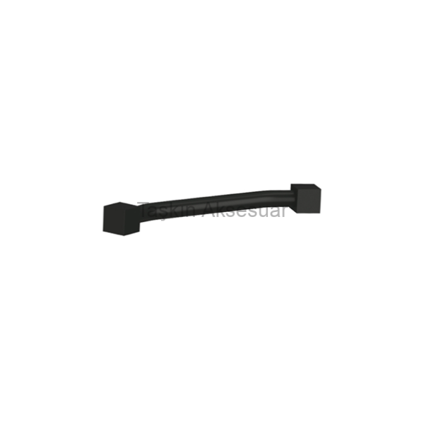 Lorenzo Metal Kulp 96-128-192mm Mat Siyah Renk
