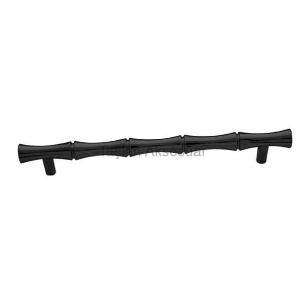 Lüx Bambu Metal Kulp 96-128-160-224mm Mat Siyah Renk
