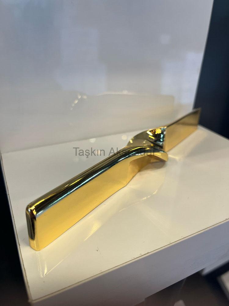ILGAZALTIN(1) Ilgaz Metal Kulp 64-160mm Altın Renk Gold - Görsel 1