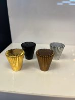 Küçük Tırtıklı Metal Düğme Kulp Altın Krom Mat Siyah Füme Rose Bronz Renk Gold Gümüş Tek Delikli