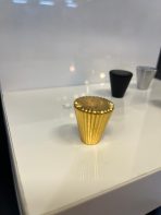 Küçük Tırtıklı Metal Düğme Kulp Altın Krom Mat Siyah Füme Rose Bronz Renk Gold Gümüş Tek Delikli - Görsel 16